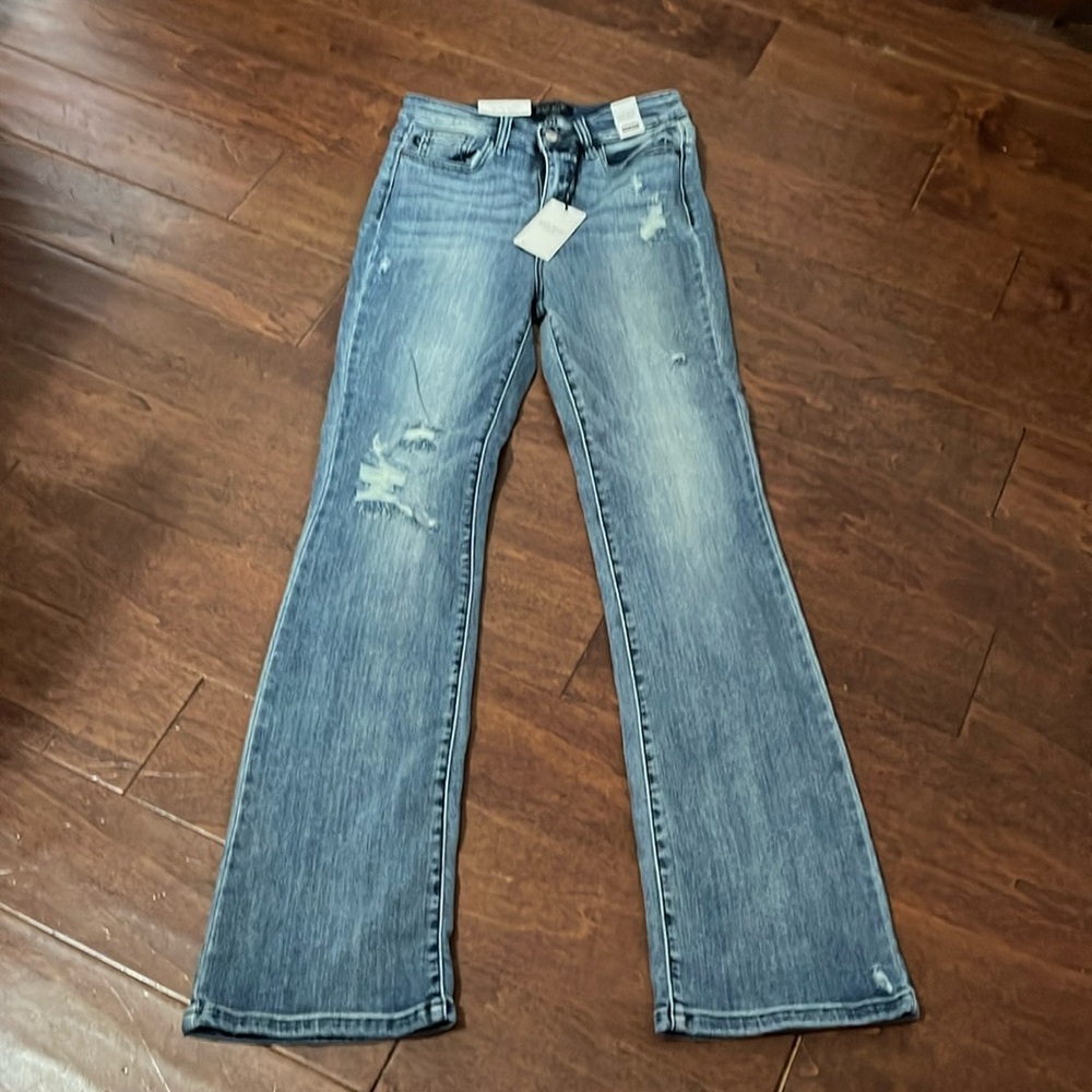 Judy Blue Distressed Bootcut Jeans- Size 27/5